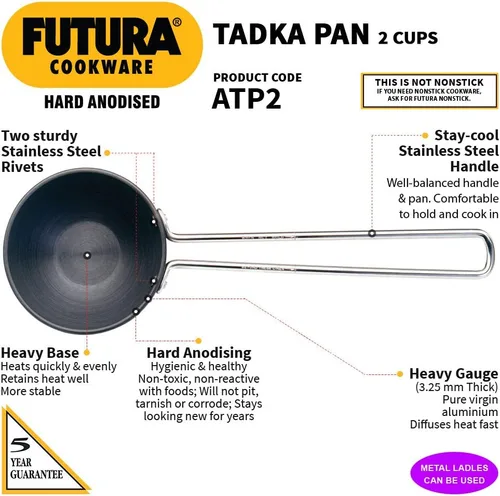 Miniatura 2 de Futura Bandeja térmica anodizada, 1 taza, color negro