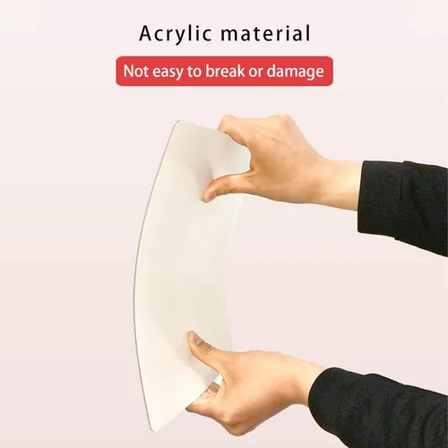 Miniatura 2 de iCAGY Lámina de espejo autoadhesiva de acrílico para pared, plástico sin vidrio, azulejos de espejo de seguridad para niños, rectángulo de pared, 6