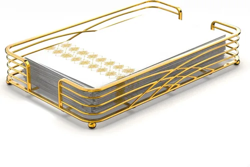 Miniatura 17 de Servilletero para mesa – Dispensador de servilletas vertical de hierro plateado para servilletas de papel, dispensador de servilletas para cocina