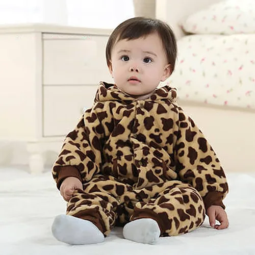 Miniatura 3 de Gaorui Traje de bebé recién nacido, con capucha, abrigo de invierno, ropa para niños pequeños