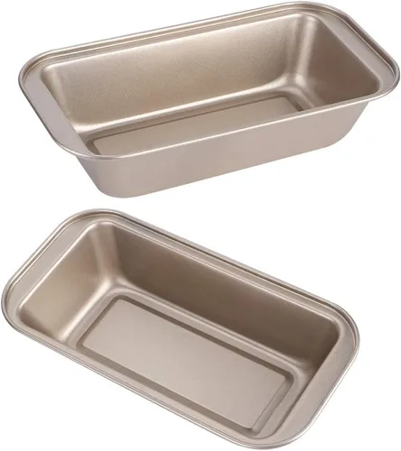 Miniatura 7 de Molde rectangular de 5.2 x 10 pulgadas, acero al carbono, antiadherente, pan, pastelería, utensilios para hornear para el hogar, cocina, panadería