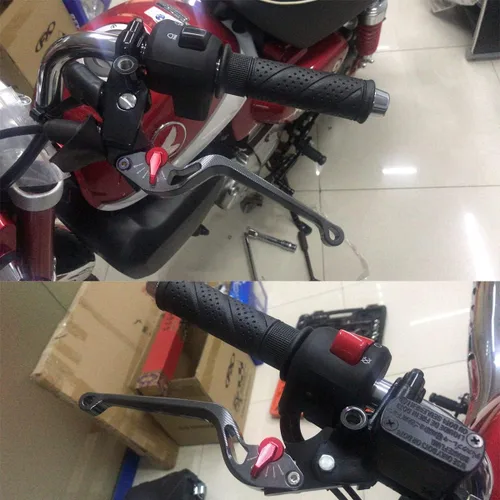 Miniatura 7 de Palancas de freno de embrague de motocicleta CNC compatibles con Raptor YFM660 2001-2006, YFM700 Raptor 700R 2000-2006, TTR125L/LE/LW 2000-2016, DTX