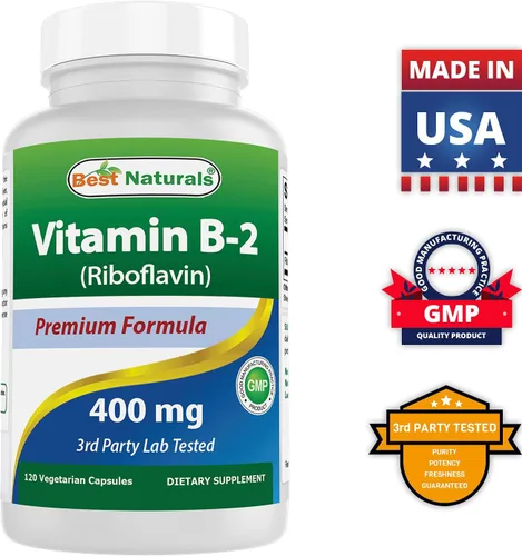 Miniatura 7 de Best Naturals Vitamina B1 como mononitrato de tiamina 500 mg y vitamina B2 (riboflavina) 400mg