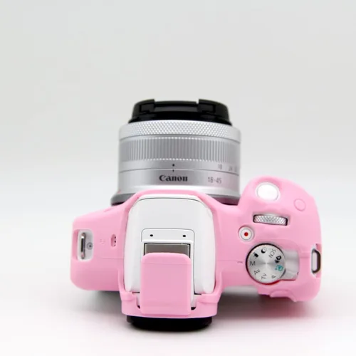 Miniatura 3 de Funda R50, carcasa de silicona suave, ultrafina, ligera, de goma, suave, para Canon Eos R50 (rosa)