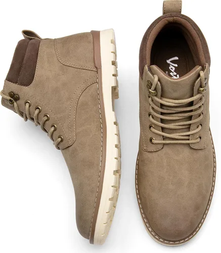 Miniatura 7 de Vostey Botas de senderismo impermeables para hombre, botas chukka casuales para hombres