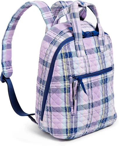 Miniatura 2 de Vera Bradley Mini mochila Totepack de algodón para mujer