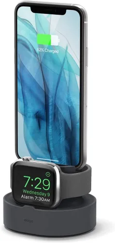 Miniatura 9 de elago Estación de carga 2 en 1 para productos Apple compatible con AirPods 2/1, Apple Watch Series 11/10/9/8/7/6/5/4/3/2/1/SE3/SE2/SE1, iPhone