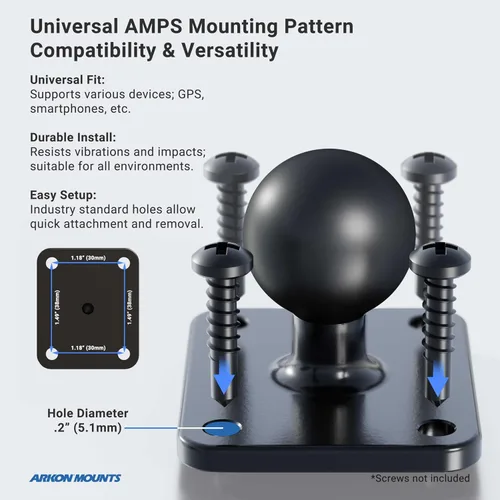 Miniatura 5 de ARKON Mounts - Soporte de pilar de montacargas robusto de 5 pulgadas