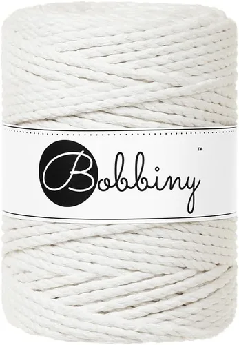 Miniatura 21 de Bobbiny Cordón de macramé XXL de 0.197 in y 3 capas (aguamarina), 108 yds/330 pies (100% algodón reciclado)