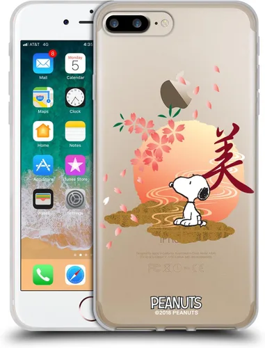 Miniatura 103 de Carcasa de gel para iPhone 7 Plus/iPhone 8 Plus, diseño de Snoopy Oriental de Peanuts, Badges
