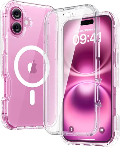 Miniatura 86 de Diaclara - Funda compatible con iPhone 11, carcasa resistente de cuerpo completo con protector de pantalla integrado sensible al tacto y Transparente