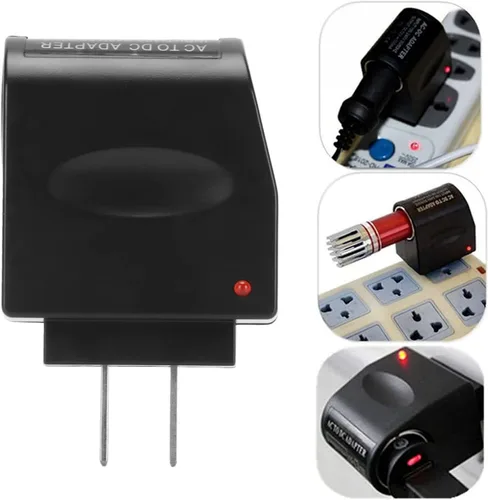 Miniatura 5 de Convertidor universal de CA a CC, 1500mA 1.5A 240V AC a 12V DC adaptador de enchufe de encendedor de cigarrillos de coche, inversores de potencia