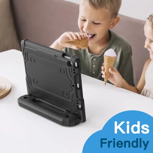 Miniatura 7 de JETech Funda para iPad de 10.2 pulgadas (9ª/8ª/7ª generación, 2021/2020/2019) con protector de pantalla integrado, a prueba de golpes, funda Negro