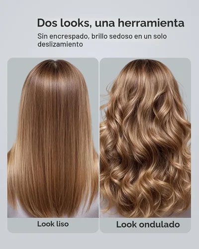 Miniatura 6 de ANNLARY Alisador de Cabello Plancha de 1 Pulgada y Rizador 2 en 1, Calentamiento Rápido de 15s, Alisadores Profesionales de Titanio Cerámico Iónico