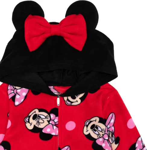 Miniatura 3 de Disney Manta con capucha para niñas, pijamas cómodas, suaves y lindas para niños