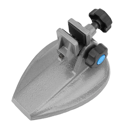 Miniatura 8 de Soporte para micrómetro, base de soporte de 0 a 3.937 in, soporte fijo antideslizante de precisión de metal estable para ingeniero maquinista
