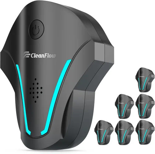 Repelente ultrasónico para interiores mejorado 2025 – 3 modos de control de plagas para roedores, cucarachas, ratones, insectos, mosquitos, arañas y