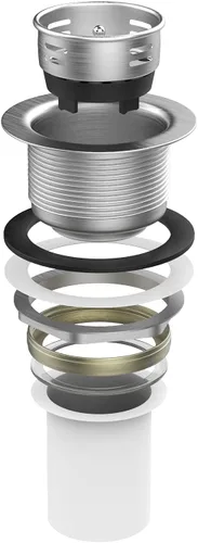 Miniatura 8 de Bonnlo Fregadero de acero inoxidable mejorado para lavado a mano con protector de salpicaduras lateral, fregadero utilitario de montaje en pared
