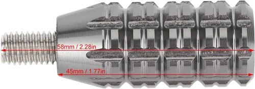 Miniatura 3 de Pedal de palanca de cambios para motocicleta, ampliadora de motocicleta, pedal de cambio, accesorio de repuesto para Street Scrambler T100 (gris)