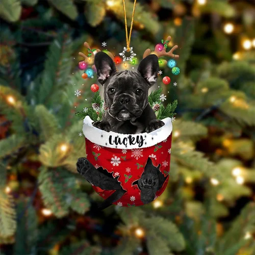 Miniatura 21 de Adorno de Navidad personalizado para perro Airedale Terrier en bolsillo de nieve, adorno para árbol de Navidad, idea de regalo para amantes