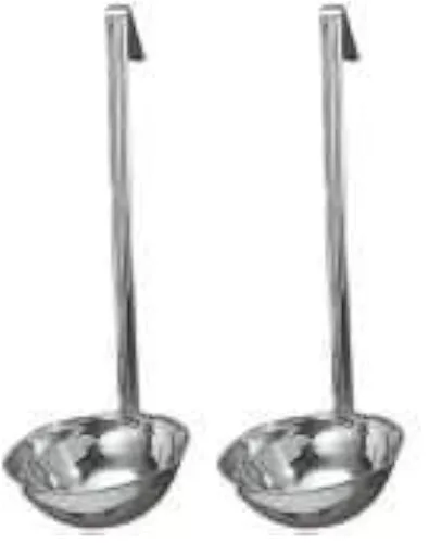 Miniatura 8 de American Metalcraft L11005 Cucharones, 2" de largo x 2" de ancho, plateado