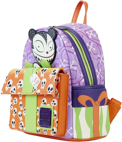 Miniatura 4 de Loungefly Disney Nightmare Before Christmas Scary Teddy Present Glow Mini mochila