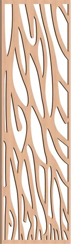 Miniatura 139 de 9 3/8"W x 24 3/8"H x 1/4"T Bristol Decorativos Paneles de Pared de Madera Calado, Cereza