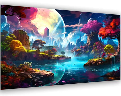 Miniatura 30 de Meothan Kits de pintura de diamantes de auroras boreales para adultos, arte de diamantes 5D de gran tamaño para principiantes adultos, pintura