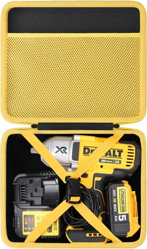 Miniatura 10 de khanka Funda de transporte rígida de repuesto para llave de impacto DEWALT 20V MAX XR sin escobillas de alto par DCF899HB/DCF899B, solo funda