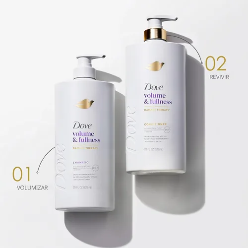 Miniatura 8 de Dove Acondicionador Volumen y Plenitud para Cabello Fino y Delgado con Tecnología de Cuidado de Bio-Proteína y Biotina 800 ml