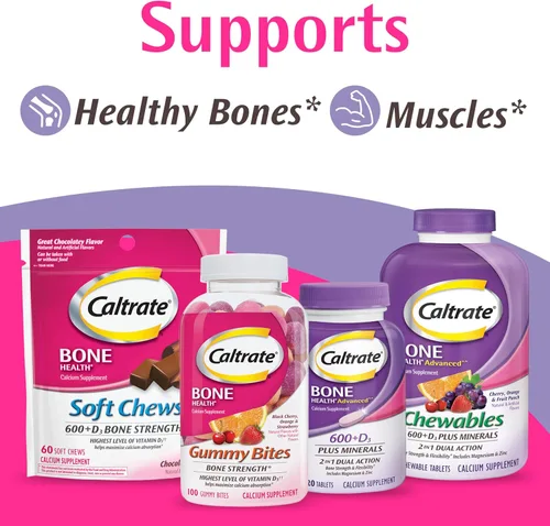 Miniatura 9 de Caltrate 600 Plus D3 Plus Minerals Tabletas de suplemento de calcio y vitamina D, suplemento de salud ósea y mineral para adultos, 120