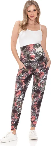 Miniatura 105 de Leggings Depot Pantalones de maternidad para mujer, sobre el vientre, pantalones deportivos casuales para descansar