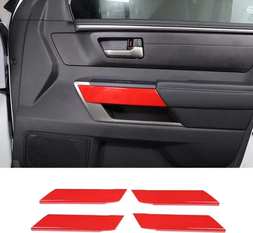 Miniatura 14 de Tira de decoración de panel de puerta interior de automóvil ABS para Toyota Tundra 2022 Protección de la puerta del automóvil, accesorios de moldura