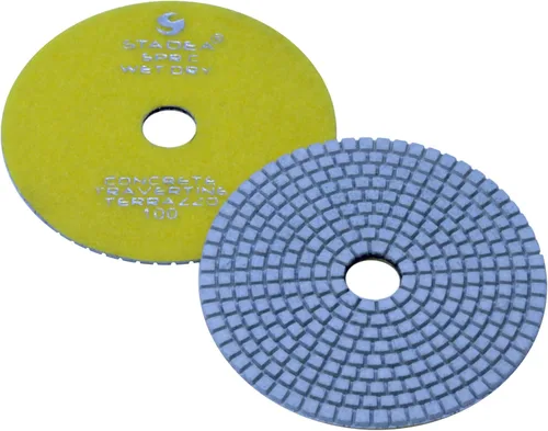 Miniatura 8 de PPD121N Almohadillas de pulido de diamante seco de 7 pulgadas para hormigón, travertino, mármol, terrazo, bordes de piso, pulido de encimera, grano