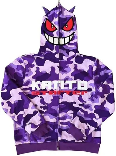 Fashion Camo Shark Hoodie Sweatshirt 3D Print Tide Brand Full-Zip Jacket Unisex Cosplay Fashion Pullover Tops
