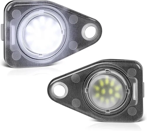 Miniatura 9 de D-Lumina Luces LED para matrícula, montaje de lámpara para Volkswagen VW Golf GTI MK4 MK5 MK6 MK7 CC Rabbit Polo EOS Phaeton Beetle Passat Scirocco