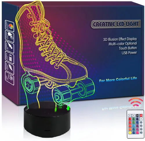 Miniatura 11 de Monster Jam Truck Lámpara LED de Ilusión 3D de Color Mixto Luz Nocturna de Carro Regalo de Cumpleaños Regalo de Festival para Niño Pequeño Bebé Niño