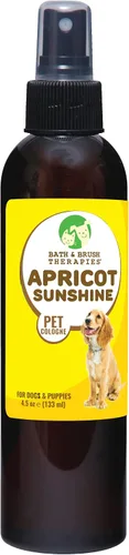 ShowSeason Bath & Brush Therapies® Apricot Sunshine Dog Cologne 4.5 oz | Perfume para perro de larga duración | Spray desodorante