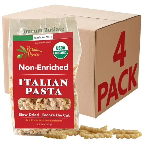 Miniatura 10 de PASTA ARTESANAL SEMOLINA DE PENNE ITALIANO DE SICILIA SIN GMLO BAJO COLESTEROL ALTA EN FIBRA ALTA EN PROTEÍNAS
