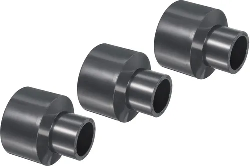 Miniatura 24 de PATIKIL UPVC Reductor de tubería de montaje de 1-1/2 "x 1" Socket Schedule 80, conector adaptador de acoplamiento recto, gris