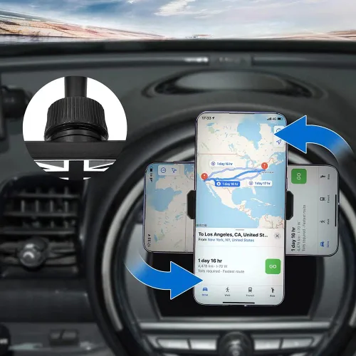 Miniatura 4 de Soporte de teléfono celular para Mini Cooper S Jcw One F54 F55 F56 F57 F60, montaje especial de teléfono de navegación para pantalla de control
