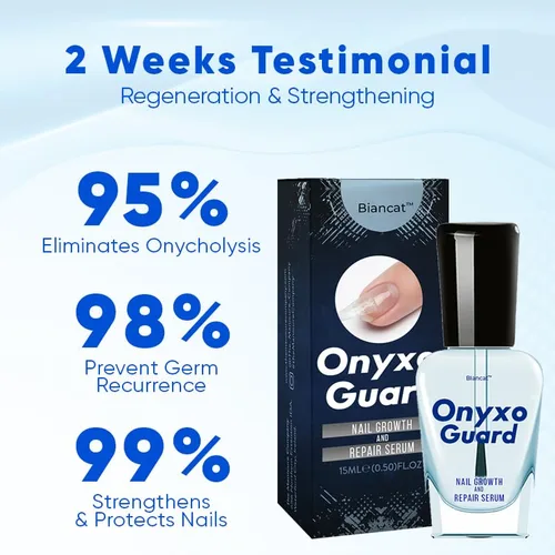 Miniatura 2 de OnyxoGuard - Suero de crecimiento y reparación de uñas, suero avanzado para el crecimiento de uñas, fortalecedor y crecimiento de uñas, revitaliza