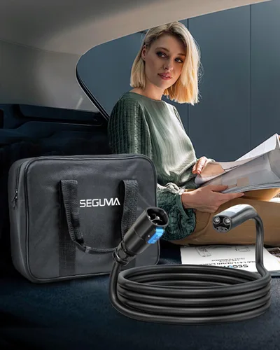 Miniatura 8 de SEGUMA Cable de extensión de cargador EV para Tesla, cable de extensión NACS para cargador NACS de nivel 1 y 2, conector de pared Tesla, cable