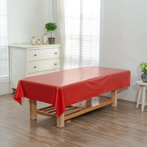 Miniatura 11 de WenBags Sábanas de mesa de masaje duraderas de PVC, impermeable y a prueba de aceite, cubierta de protección para cama de masaje, sábanas de spa