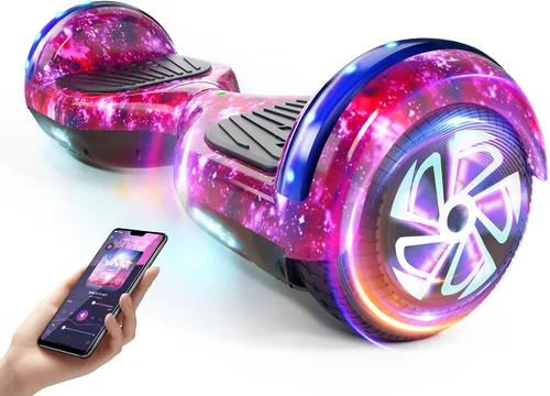 Miniatura 15 de LIEAGLE Scooter, Self Balancing Scooter with Bluetooth Speaker LED Lights Wheels,Dual 300w Motors, 7.5 mph Max Speed & 8.5 Miles Max Range, for A02