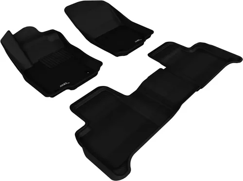 3D MAXpider tapete para piso, para todo tipo de clima, de caucho de Kagu, para modelos seleccionados Mercedes-Benz ML-Class W166, Negro