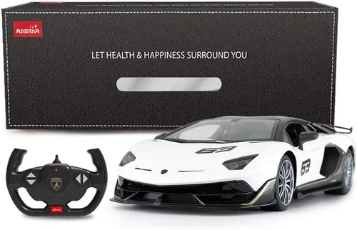 Miniatura 9 de RASTAR Coche de juguete Lamborghini 1:14 Lamborghini Aventador SVJ, modelo de control remoto, súper coche deportivo RC para carreras, para niños
