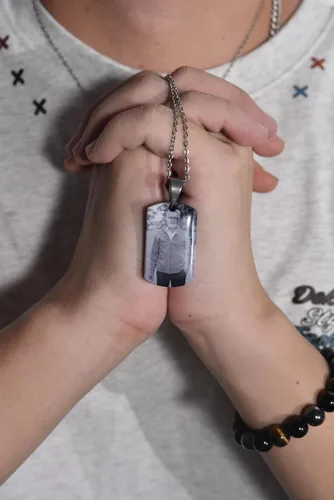 Miniatura 7 de Collar personalizado con colgante de urna de cremación para hombre, niño, niña, acero inoxidable, soporte para cenizas, recuerdo conmemorativo