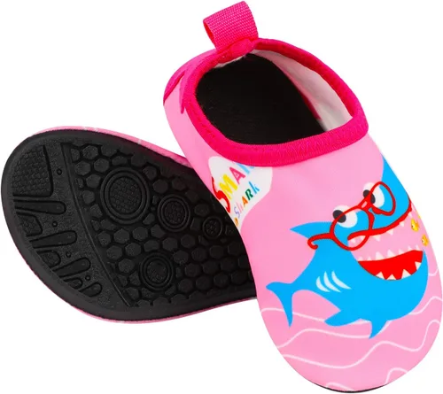 Miniatura 2 de TAGVO Zapatos de agua para niños y niñas, antideslizantes, zapatos de natación de piel descalza, calcetines acuáticos, para playa, natación