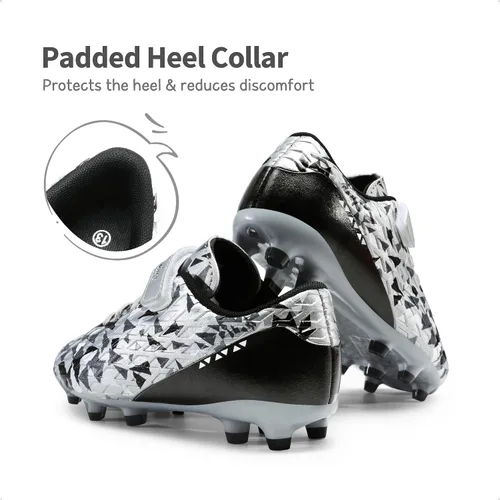 Miniatura 4 de DREAM PAIRS Zapatos de fútbol para niños y niñas, zapatos de fútbol para niños pequeñosniños grandes